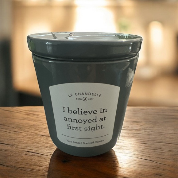 le Chandelle Other - Funny candle Gift- I believe in annoyed at first sight